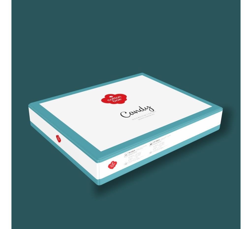 Cotton Box Candy Çift Kişilik Nevresim Takımı Merri Bej