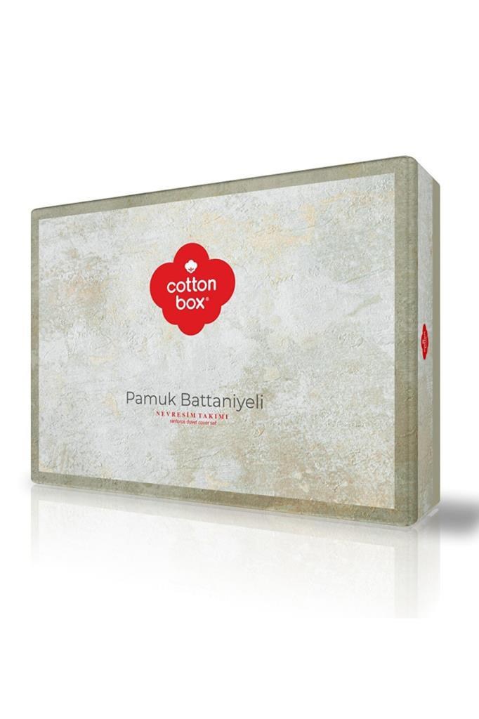 ND Çift Kişilik Battaniyeli Nevresim Takımı Hardy Yeşil