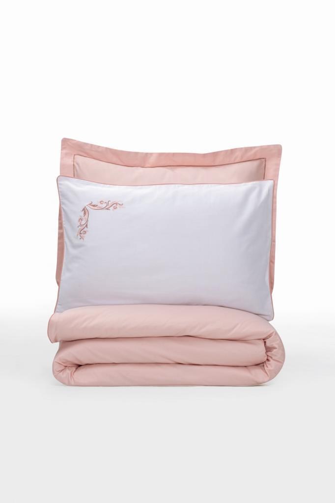 Cotton Box Çift Kişilik Elit Saten Nevresim Takımı Melinda Pembe