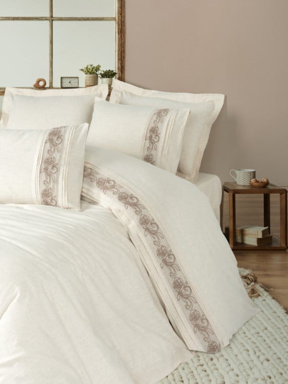 Cotton Box Çift Kişilik Nevresim Takımı Inborn Floro