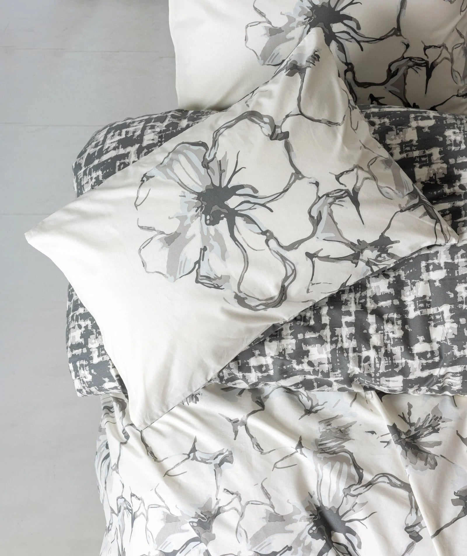 ND Dual Çift Kişilik Nevresim Takımı Hilaris Antrasit