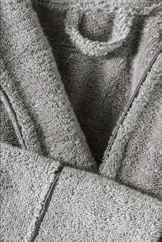 ND Exclusive Single Bornoz Seti Gri L/XL