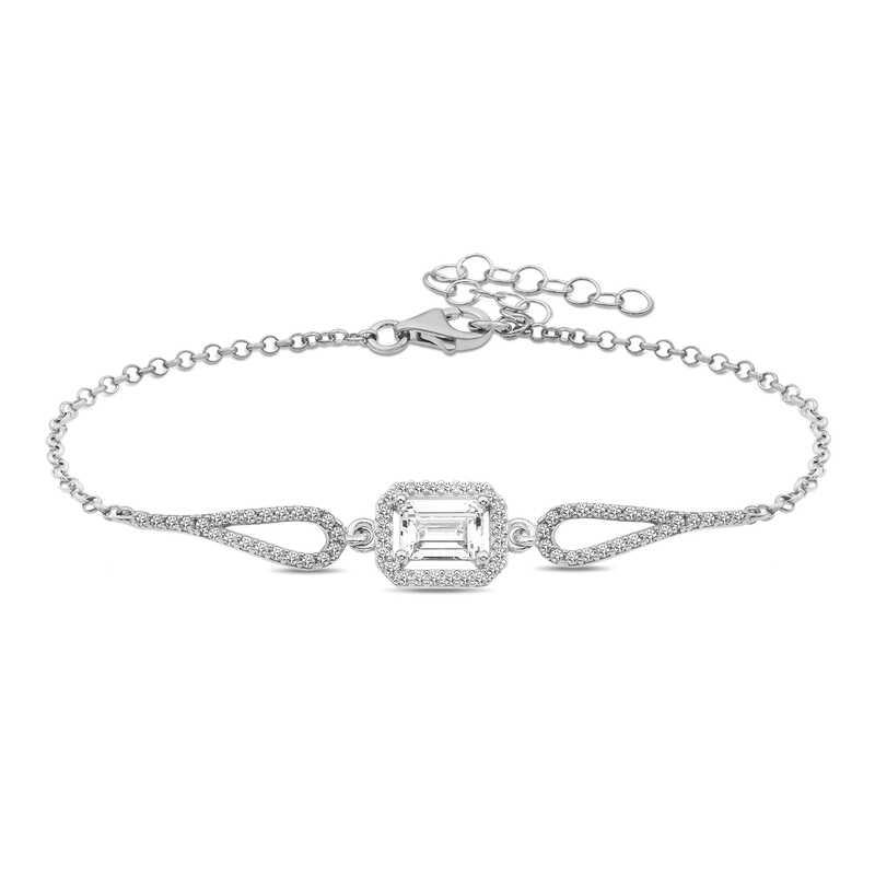 Hk Gümüş Kadın Bileklik Baget |Gümüş Takı Hediyelik Ürünler