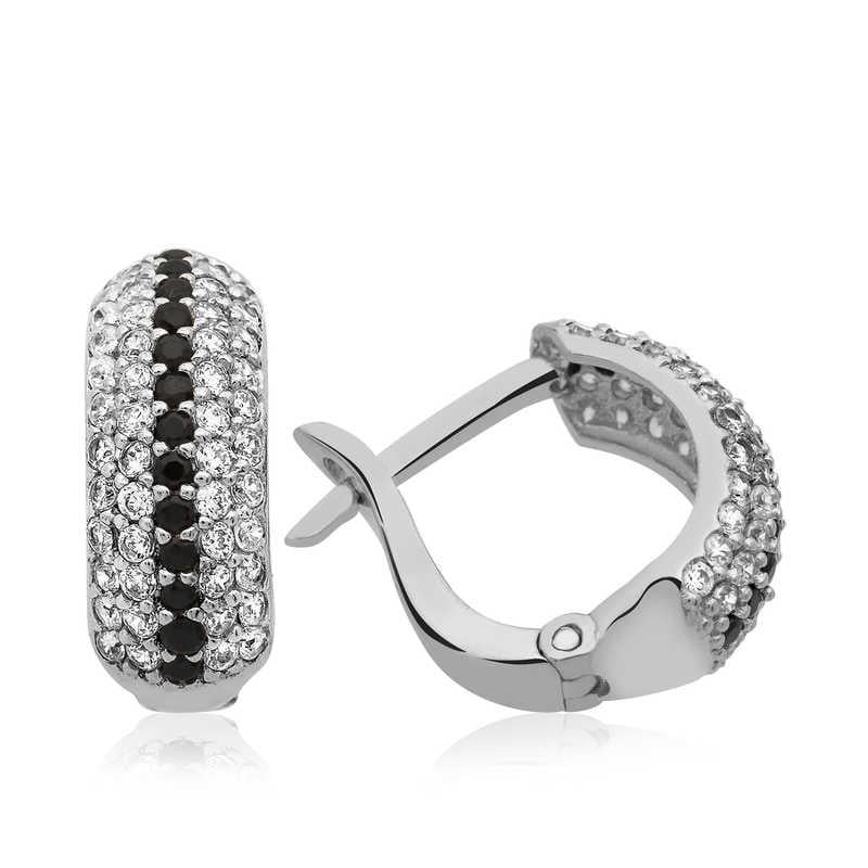 Hk Gümüş Kadın Küpe Tamtur|Gümüş Takı Hediyelik Ürünler