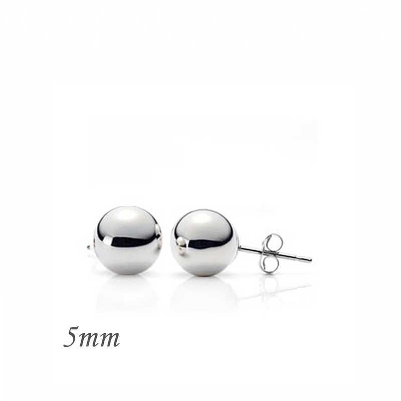 Hk Gümüş Kadın Küpe Top 5 mm|Gümüş Takı Hediyelik Ürünler