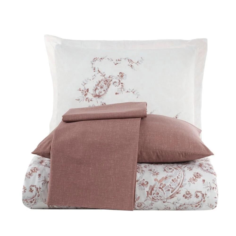 ND Çift Kişilik Ranforce Nevresim Takımı Calvina Kahve