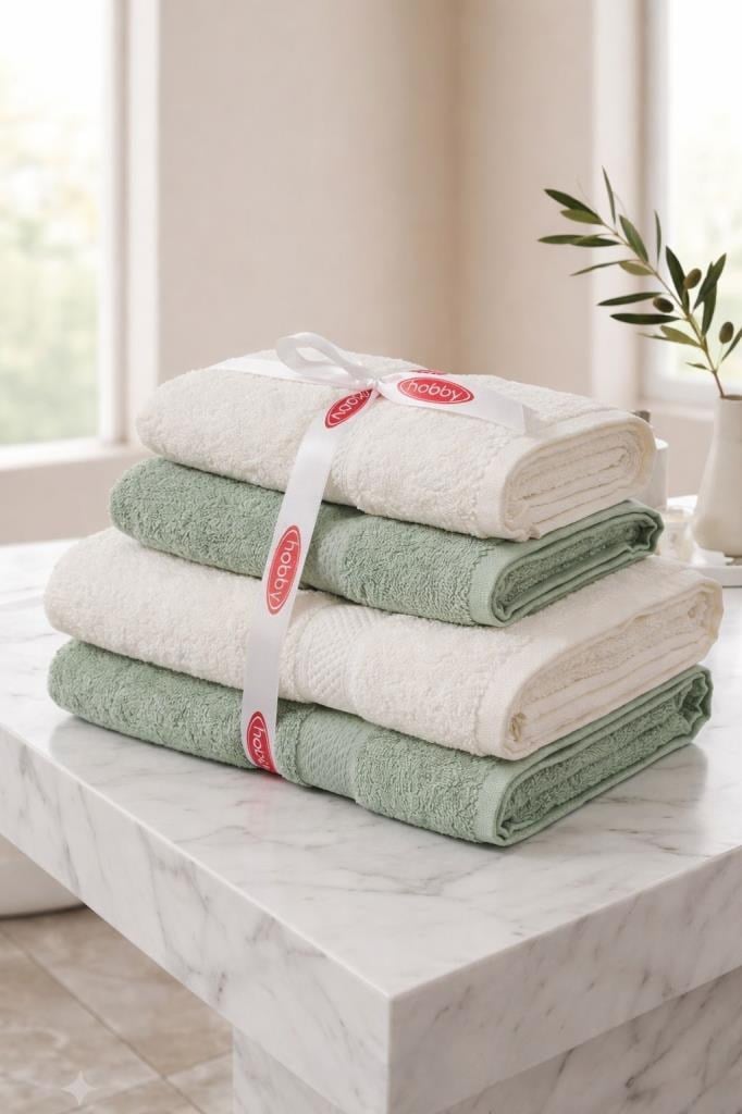 Hobby Hamam Seti Su Yeşili Beyaz