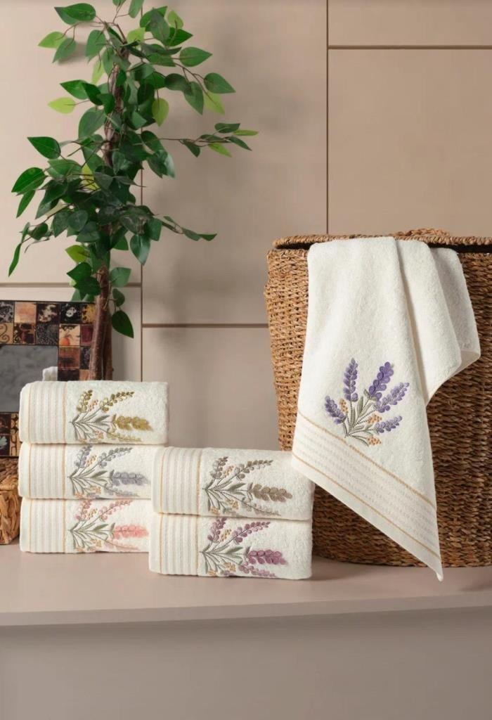 Hobby Liva Style 1  6lı Havlu 50x90 Asorti