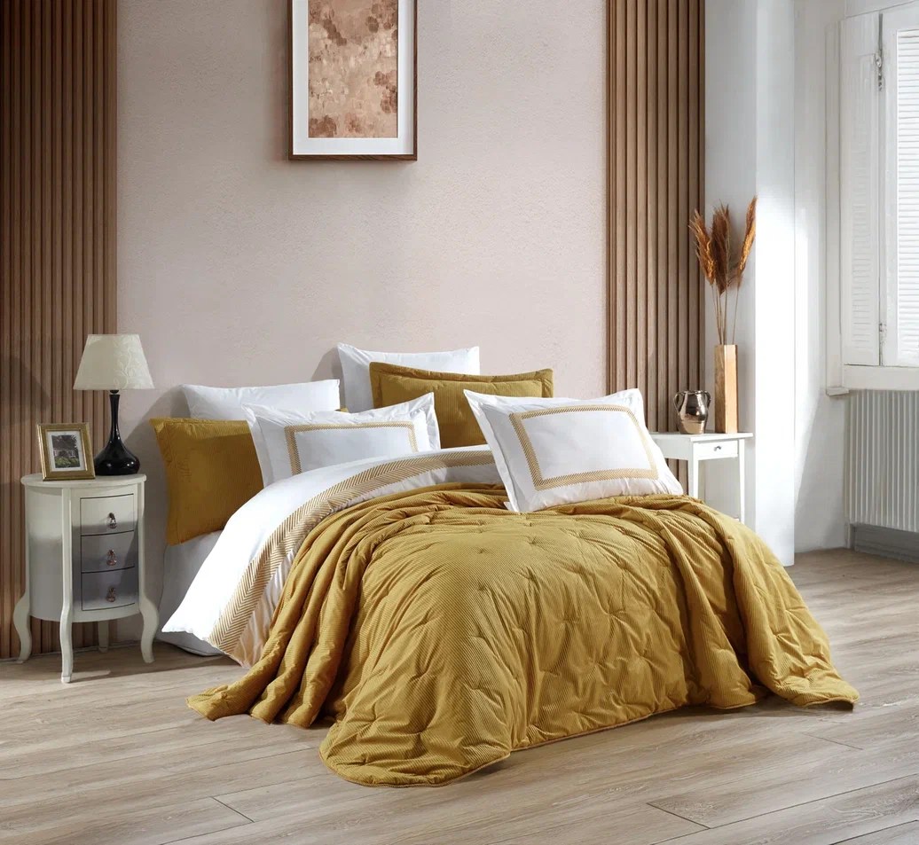 Hobby Silvana Çeyiz Seti Hardal