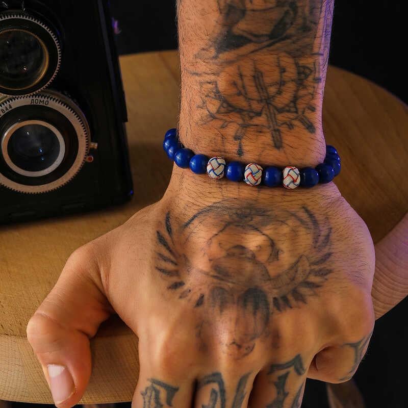 Hk Lapis ​Doğaltaş Bileklik|Gümüş Takı Hediyelik Ürünler