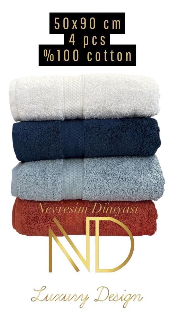 Nevresim Dünyası 50x100 4lü Havlu Prime 2