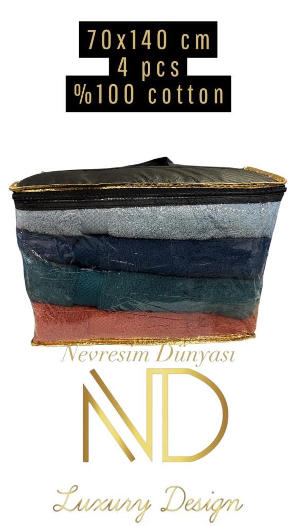 Nevresim Dünyası 70x140 4'lü Havlu Prime 5