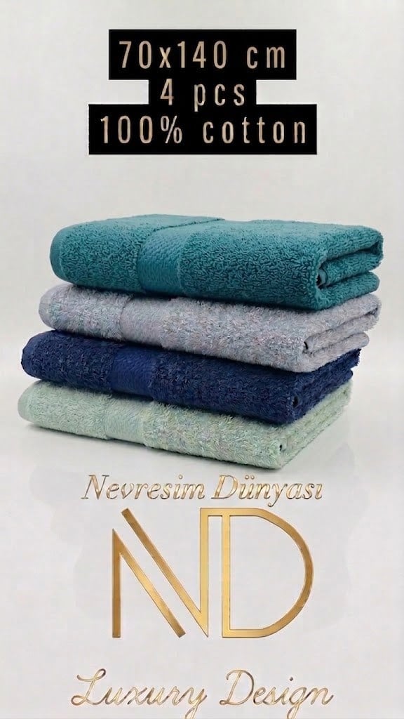 Nevresim Dünyası 70x140 4lü Havlu Prime 7