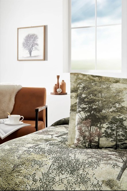 ND Çift Kişilik Ranforce Nevresim Takımı Tanne Yeşil