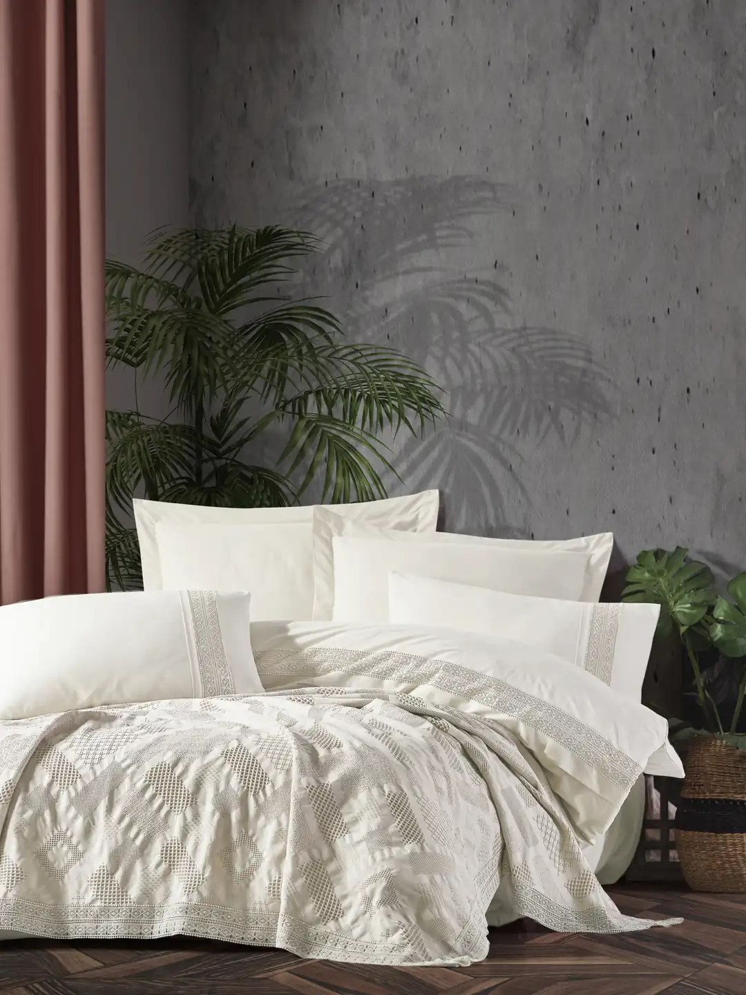 Şaheser Home Collection Çeyiz Seti Freya Krem