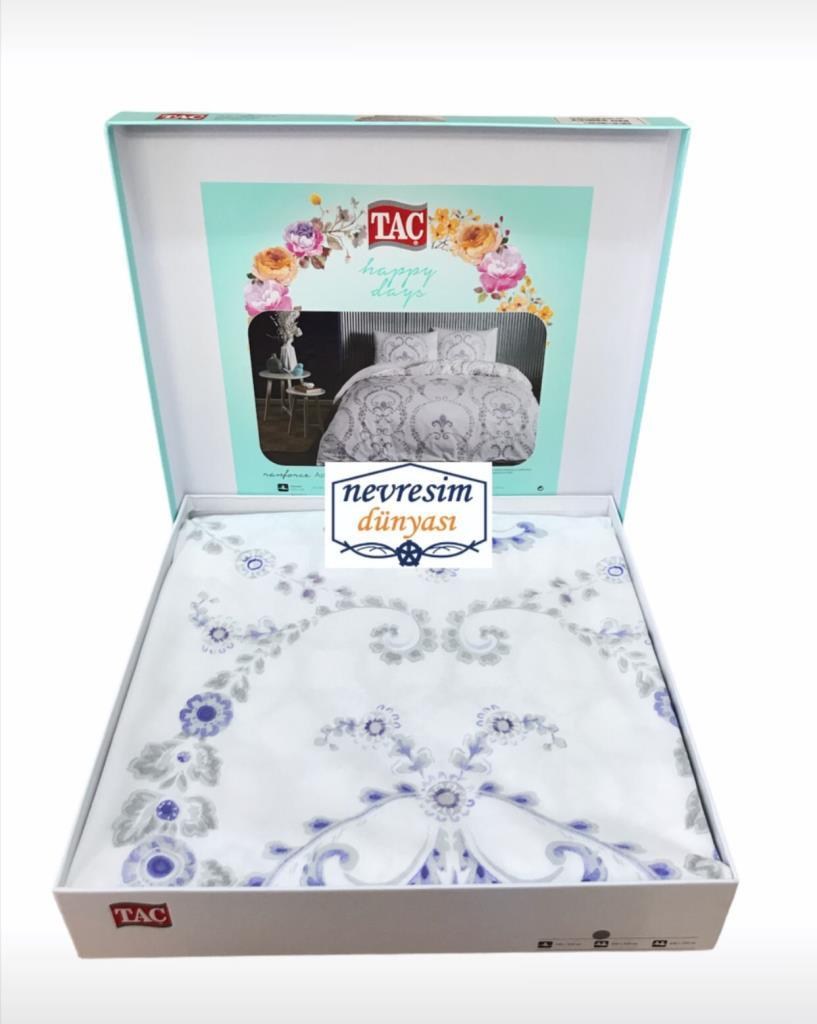 ND Çift Kişilik Ranforce Nevresim Takımı Astra Mor