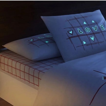 ND Glow Parlayan Çift Kişilik Nevresim Takımı Romenta Kırmızı