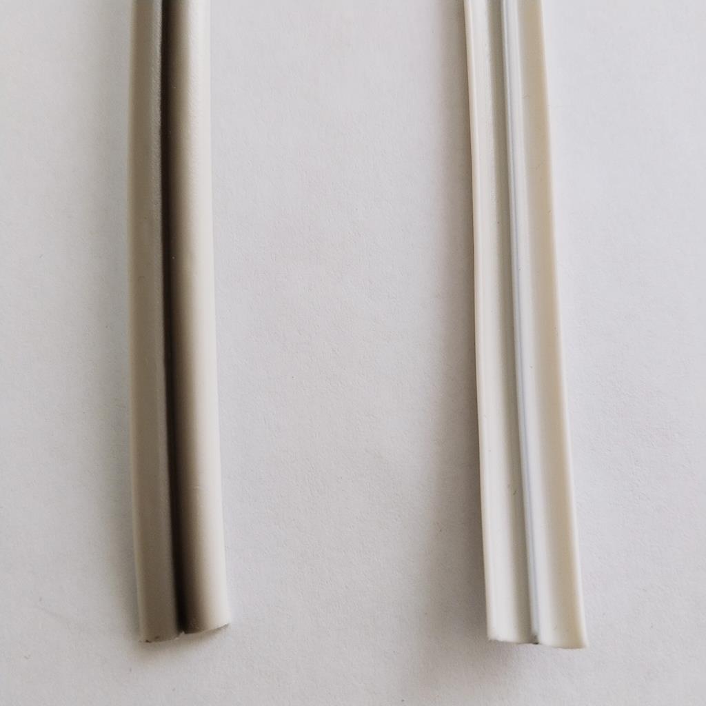 Sentetik Rattan Plastik Çizgili açık Gri 9 mm 10.25 Kg