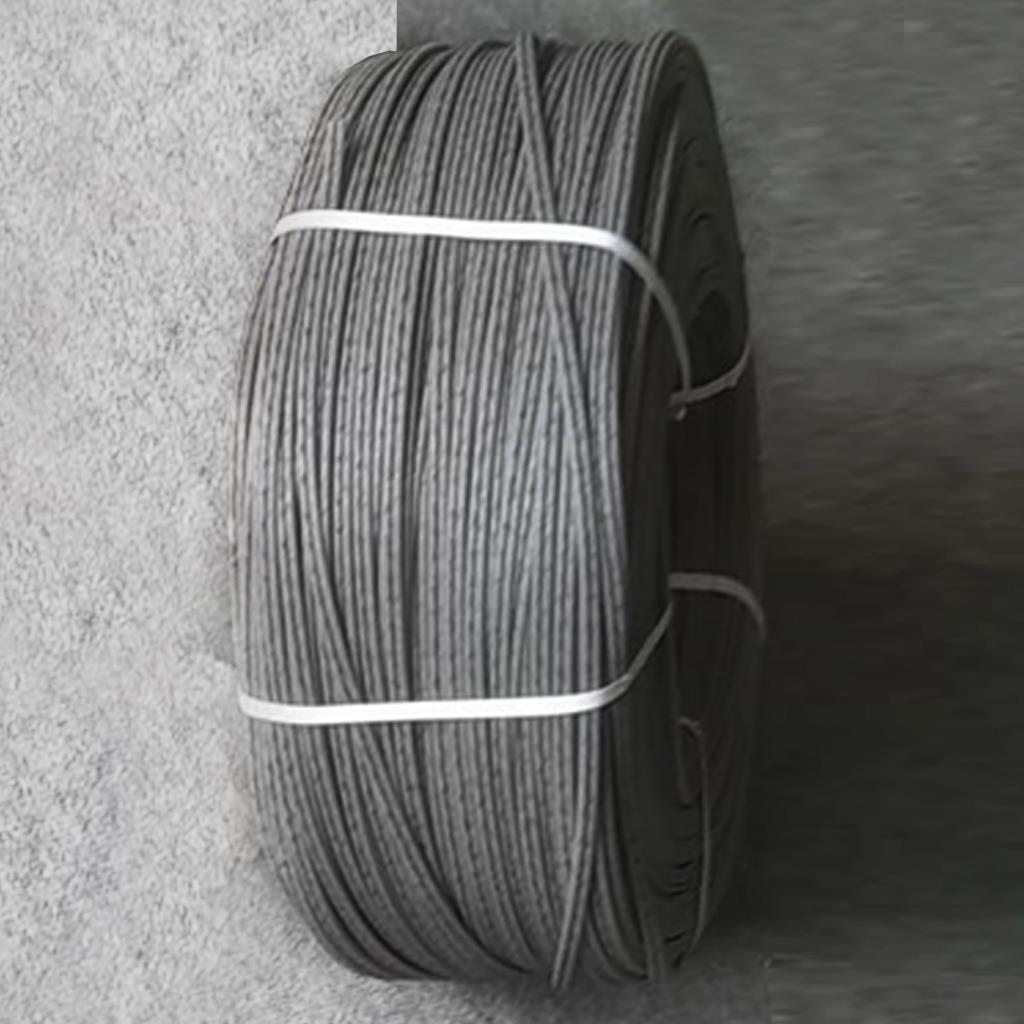 Sentetik Rattan Plastik Koyu Gri 8mm 11 Kg