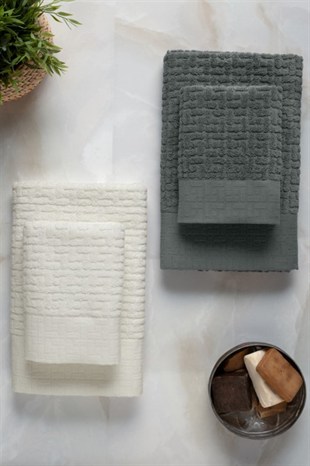 ND Bambi Banyo Seti Antrasit Krem