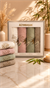 Altınbaşak Bambu 4´lü 50x90 El Havlusu Helena