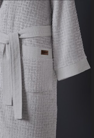 ND Bambu Bornoz Seti Lisse Coin İvory