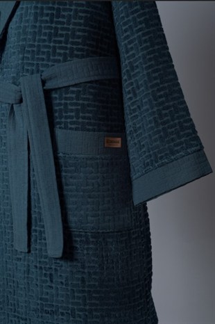 ND Bambu Bornoz Seti Lisse Moonlit Amber