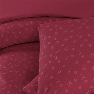 ND Creaforce Prive Cherry Çift Kişilik Nevresim Takımı