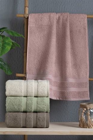 ND Jakarlı 4´lü 50x90 El Havlusu Nori