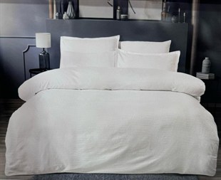 ND Jakarlı Saten Çift Kişilik Nevresim Takımı Adelya Arcane