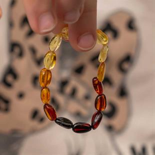 Hk Bebek Kehribar Bileklik Damla |Gümüş Takı Hediyelik Ürünler