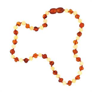 Hk Bebek Kehribar Diş Kolyesi Damla|Gümüş Takı Hediyelik Ürünler