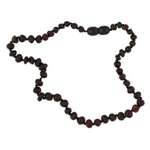 Hk Bebek Kehribar Diş Kolyesi Damla|Gümüş Takı Hediyelik Ürünler