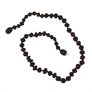 Hk Bebek Kehribar Diş Kolyesi Damla|Gümüş Takı Hediyelik Ürünler