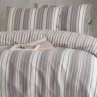 ND Butik Native Serisi Çift Kişilik Nevresim Takımı Rune v1 Lila