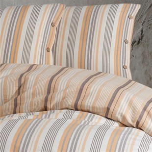 ND Butik Native Serisi Çift Kişilik Nevresim Takımı Velena v1 Somon