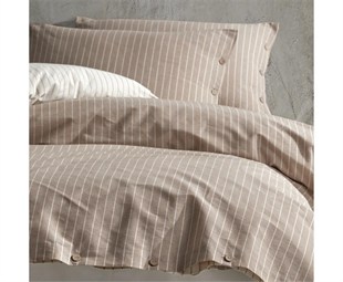 ND Butik Native Serisi Çift Kişilik Nevresim Takımı Norma v1 Kahve