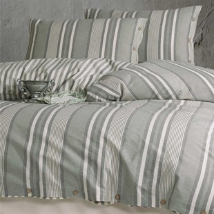 ND Butik Native Serisi Çift Kişilik Nevresim Takımı Dokya v1 Yeşil