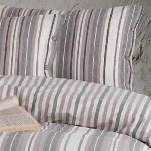 ND Butik Native Serisi Çift Kişilik Nevresim Takımı Rune v1 Lila