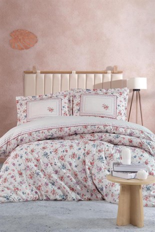 ND Ranforce Nevresim Takımı Çift Kişilik Visam V1 Kiremit