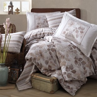 ND Ranforce Nevresim Takımı Çift Kişilik Semeran V1 Bej