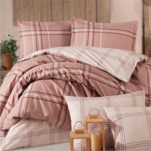 ND Ranforce Nevresim Takımı Çift Kişilik Capella V2 Kahve