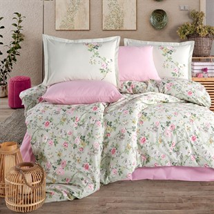 ND Ranforce Nevresim Takımı Çift Kişilik Elara V1 Adaçayı