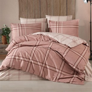 ND Ranforce Nevresim Takımı Çift Kişilik Capella V2 Kahve