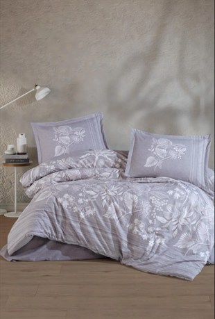 ND Ranforce Nevresim Takımı Çift Kişilik Nera V1 Lila