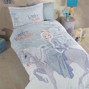 ND Tek Kişilik Genç Ranforce Nevresim Takımı Winter Princess