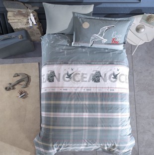 ND Tek Kişilik Genç Ranforce Nevresim Takımı Ocean