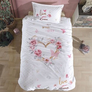 ND Tek Kişilik Genç Ranforce Nevresim Takımı Dream