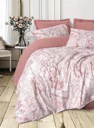 Cotton Box  Dual Tek Kişilik Nevresim Takımı Livara Gülkurusu