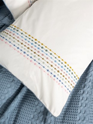 ND Aura Çift Kişilik Pike Takımı Pebble İndigo